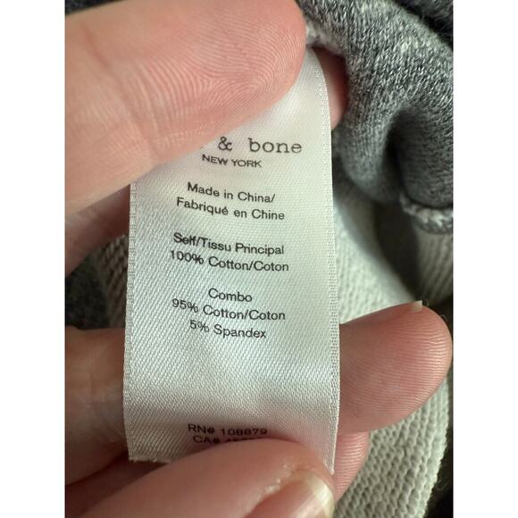 Rag & Bone JEAN Heather Gray Sweatpants Size Small - Picture 3 of 4